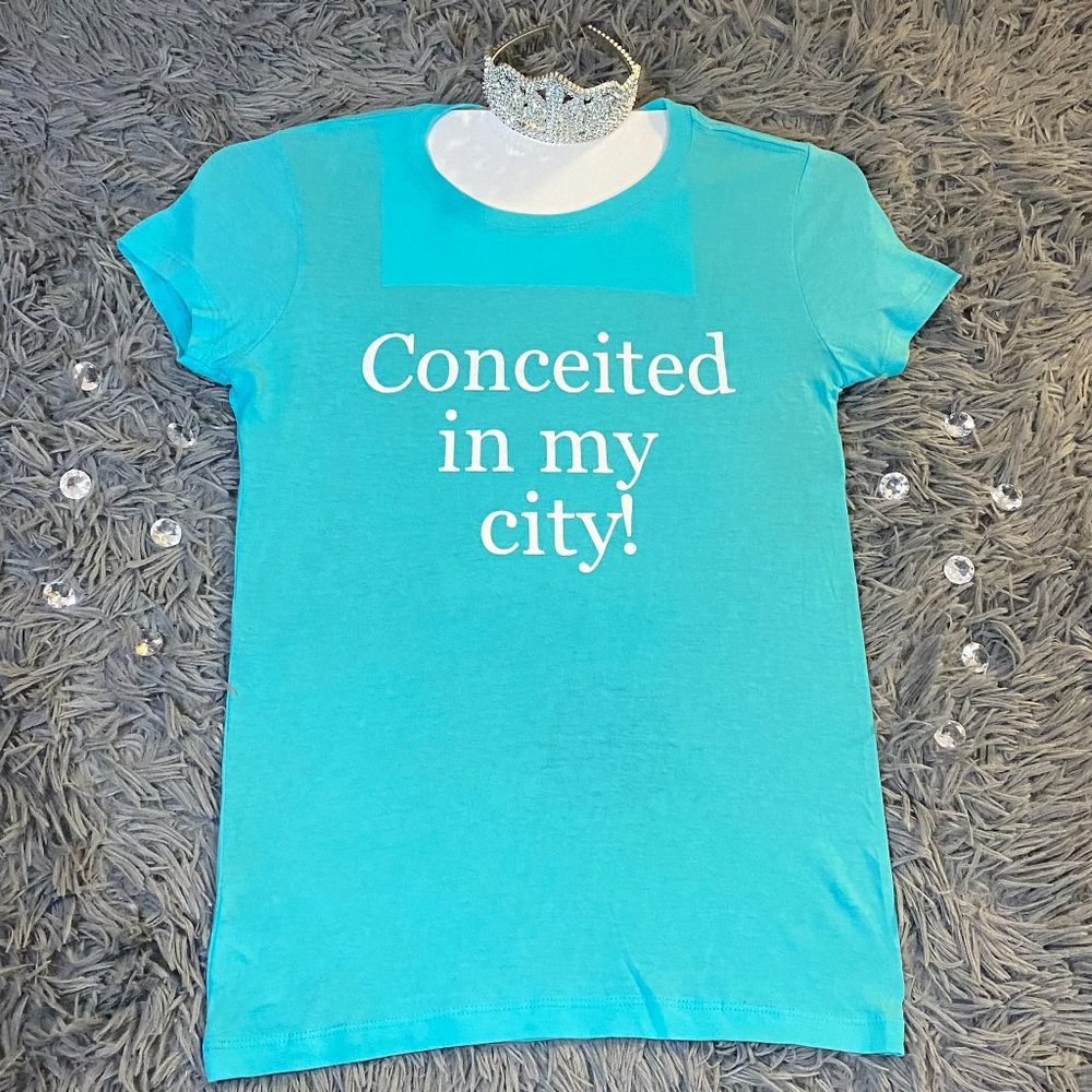 Conceited Boutique Conceited In My City T-Shirt (Teal)
